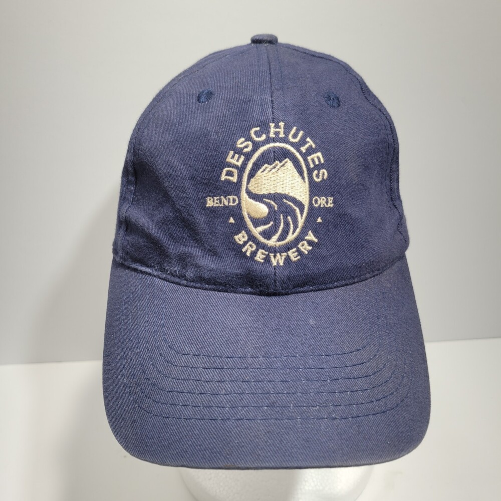 AMC Hat Cap Strapback Navy Baseball Hiker Hiking Deschutes Brewery Bend Mens